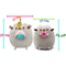 Подушки - Набор мягких игрушек S&T Pusheen cat с кексом и пончиком 21х25 см Серый (vol-9990)#2