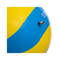 Спортивні активні ігри - М'яч волейбольний VB-1898 Legend Синьо-жовтий (57430028) (3651442970)#3
