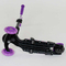 Самокаты - Самокат детский многофункциональный с родительской ручкой 5в1 Best Scooter PU колеса с подсветкой Purple (74073)#5