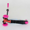 Самокати - Самокат дитячий пластмасовий з алюмінієвою трубкою керма + 4 колеса Pink/Blue (78791)#2