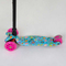 Самокати - Самокат дитячий пластмасовий з алюмінієвою трубкою керма + 4 колеса Pink/Blue (78791)#3