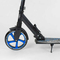 Самокаты - Самокат детский Best Scooter с PU колесами, зажимом руля и 1 амортизатором Black/Blue (88915)#4