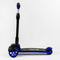 Самокаты - Самокат трехколесный Best Scooter складной колеса PU со светом 60 кг Black and blue (105388)#3