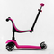 Самокати - Самокат-велобіг Best Scooter 3 в 1 колеса PU зі світлом сидіння ручка батьківська 50 кг Pink (106694)#2