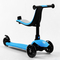Самокаты - Самокат-велобег Best Scooter 3 в 1 колеса PU со светом сидение родительская ручка 50 кг Blue (106697)#4