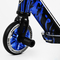 Самокаты - Самокат трюковый Best Scooter Black ice HIC-система пеги алюминиевый диск и дека колёса PU 100 кг Синий с черным (107586)#5