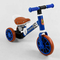 Велосипеды - Трехколесный детский велосипед-велобег Best Trike 2 в 1 8.3" 6.7" Dark blue (105417)#2