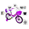 Велосипеди - Велосипед 16 "Scale Sports" T15. Violet (ручне та дискове гальмо) 1164900596#5