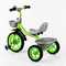 Велосипеди - Триколісний дитячий велосипед Best Trike Дзвіночок 2 кошика Green and grey (102415)#2