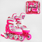 Ролики дитячі - Роликові ковзани PU колеса, що світяться, в сумці Best Roller 30-33 Pink (116273)#2