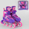 Ролики детские - Роликовые коньки в сумке Best Roller светящиеся PVC колёса 34-37 Violet (98864)#3