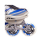 Ролики дитячі - Роликові ковзани розсувні Freestyle Z-633 Zelart 32-35 Біло-синій (60363089) (2335014964)#8