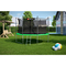 Игровые комплексы, качели, горки - Батут Hop-Sport 12ft 366cm зеленый с внутренней сеткой (180)#3