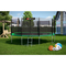 Игровые комплексы, качели, горки - Батут Hop-Sport 16ft 488cm зеленый с внешней сеткой (181)#4