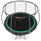 Игровые комплексы, качели, горки - Батут Hop-Sport Premium 12ft 366 cm черно-зеленый с внутренней сеткой (2436)#3