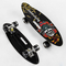 Пенніборди - Скейт Пенні з ручкою Best Board Bullet Speed PU колеса, що світяться 60 х 17 см Різнокольоровий (104559)#3