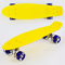 Пенниборд - Скейт Пенни борд со светящимися PU колёсами Best Board 70 кг Yellow (74180)#2
