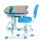 Детская мебель - Комплект парты и стула для школьника FunDesk Sorrico 705 x 545 x 540-760 мм Blue (118722327)#2