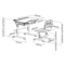 Детская мебель - Комплект парты и стула для школьника FunDesk Sorrico 705 x 545 x 540-760 мм Blue (118722327)#3