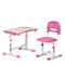 Дитячі меблі - Парта і стілець трансформери для дівчинки FunDesk Piccolino II 664 x 474 x 540-760 мм Pink (223314737)#2