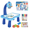 Детская мебель - Детский столик для рисования RIAS Projector Painting с проектором Blue (3_01180)#2