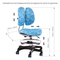 Дитячі меблі - Дитяче ортопедичне крісло FunDesk SST6 Blue (324594831)#8