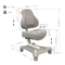 Дитячі меблі - Ортопедичне крісло для дитини FunDesk Bravo Grey (716239962)#7