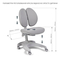 Дитячі меблі - Дитяче ергономічне крісло FunDesk Solerte Grey (1217757254)#8