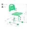 Дитячі меблі - Дитячий стілець FunDesk SST3L Green (1458747286)#5