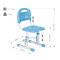 Дитячі меблі - Дитячий стілець FunDesk SST3L Blue (1499309500)#4