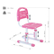 Детская мебель - Детский стул FunDesk SST3L Pink (1516478255)#6