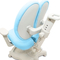 Детская мебель - Детское ортопедическое кресло FunDesk Vetro Blue (1744044405)#5