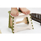 Дитячі меблі - Складаний стільчик-табурет Jianpeile Anpei A9805GW 25 х 29 х 23 см Зелений з білим (499)#5