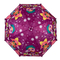 Парасольки і дощовики - Дитячий парасолька-тростина напівавтомат "LOL" Flagman фіолетовий зі сніжинками N147-2#2