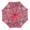 Парасольки і дощовики - Дитяча парасолька-тростина напівавтомат "LOL" Flagman рожевий з написом N147-4#3