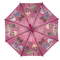 Парасольки і дощовики - Дитячий парасолька-тростина напівавтомат "LOL" Flagman рожевий з квіточками N147-6#3