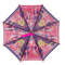 Парасольки і дощовики - Дитяча парасолька-тростина з принцесами напівавтомат від Paolo Rossi рожевий з фіолетовим 031-5#3