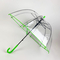 Зонты и дождевики - Детский прозрачный зонт трость от Max Comfort с каймой в цвет ручки (hub_027-4)#2