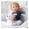 Куклы - Силиконовая коллекционная кукла реборн Reborn Doll Эрик Виниловая Кукла Высота 57 см (495)#5