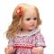 Куклы - Силиконовая коллекционная кукла Reborn Doll Девочка Лили Полностью Анатомическая Высота 55 см (607)#4