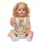 Ляльки - Силіконова колекційна лялька Reborn Doll Роксі Вінілова Висота 55 см (622)#4