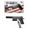 Стрілецька зброя - Дитячий пістолет на кульках "SIG Sauer 226" Galaxy G25A з ЛЦУ і глушником метал чорний (41459)#2