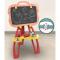 Дитячі меблі - Дитячий двосторонній мольберт Toys Toys на ніжках з магнітною дошкою для малювання крейдою та маркерами Рожевий (1950921899)#2