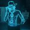 Нічники, проектори - Настільний світильник-нічник Портгас Д. Ейс Portgas D. Ace Ван Піс One Piece 16 кольорів USB (21009) Bioworld#2