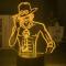 Нічники, проектори - Настільний світильник-нічник Портгас Д. Ейс Portgas D. Ace Ван Піс One Piece 16 кольорів USB (21009) Bioworld#3