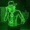 Нічники, проектори - Настільний світильник-нічник Портгас Д. Ейс Portgas D. Ace Ван Піс One Piece 16 кольорів USB (21009) Bioworld#4