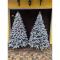 Аксессуары для праздников - Искусственная литая ёлка Happy New Year Президентская 210 см Заснеженная (EL-PR-ZS-2101)#4