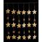Аксесуари для свят - Гірлянда Gonchar Штора-зірочки 40 шт 2,5х0,8 м Теплий білий (1843-07) (MR66533)#2