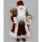 Аксессуары для праздников - Новогодняя фигурка Санта с елочкой 46см (мягкая игрушка), с LED подсветкой, бордо Bona DP73703#2