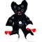 Персонажі мультфільмів - М'яка іграшка UKC Кіллі-Віллі Huggy Wuggy 42 см Чорний (16341059757)#3